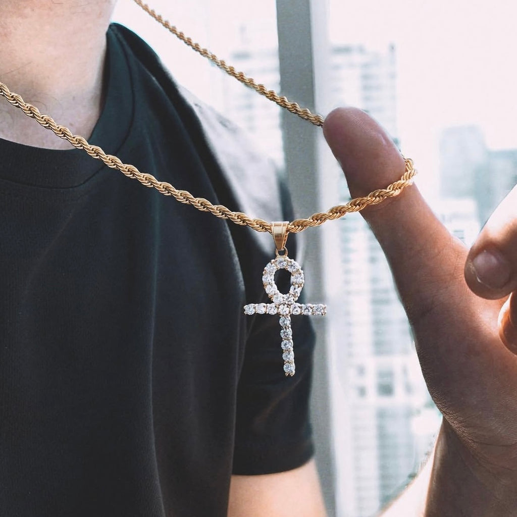 ICED Ankh Necklace