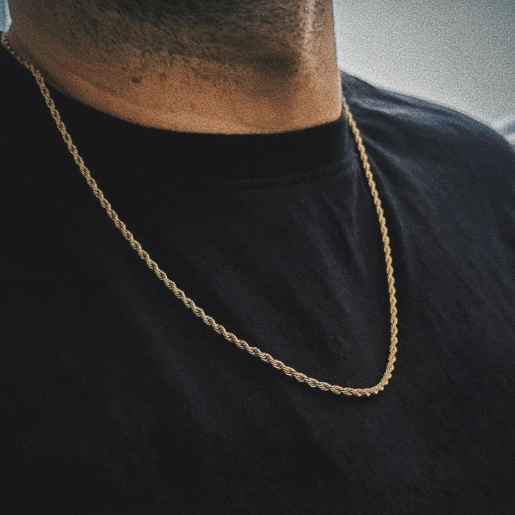 3MM Rope Chain (24 inches)