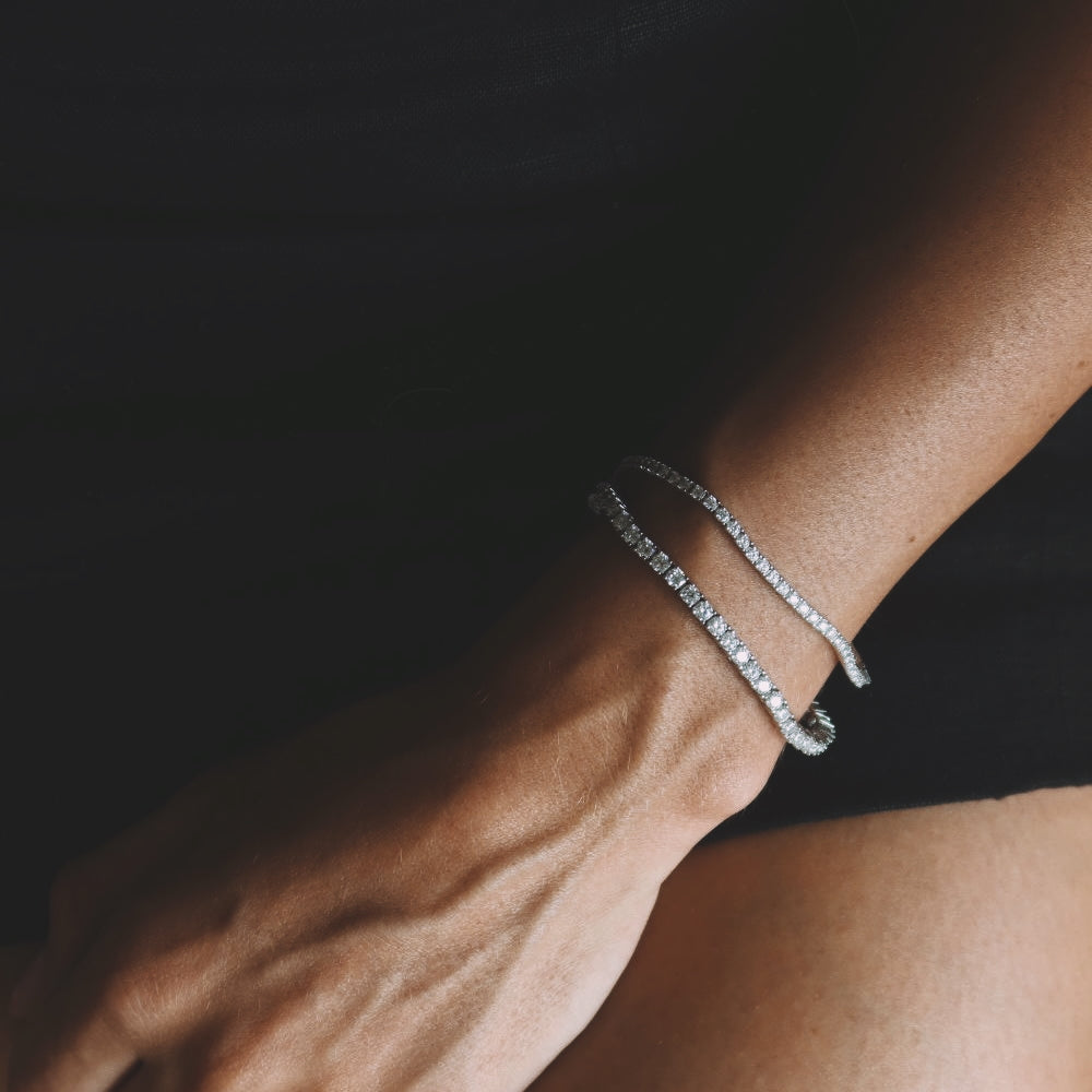3MM Moissanite Tennis Bracelet