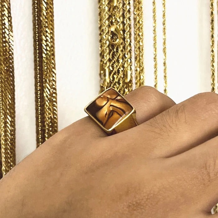 Tiger Eye Ring