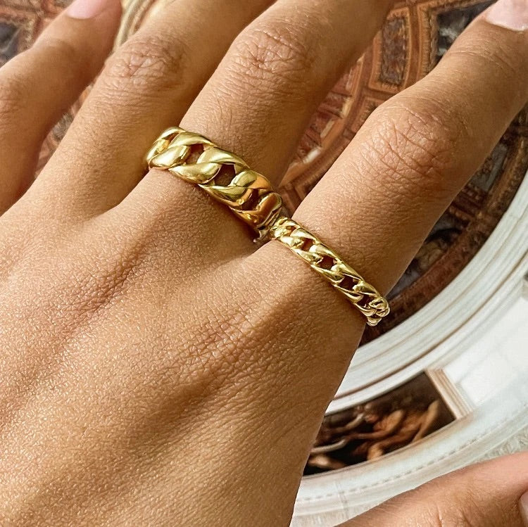 Slim Cuban Ring
